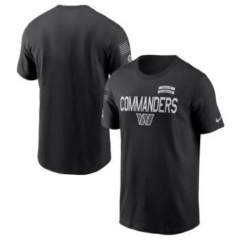 Men's Washington Commanders Black 2026 Salute to Service Sideline Dri-FIT T-Shirt Men's Washington Commanders Black 2026 Salute to Service Sideline Dri-FIT T-Shirt