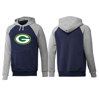 Green Bay Packers Logo Pullover Hoodie Dark Blue & Grey Green Bay Packers Logo Pullover Hoodie Dark Blue & Grey