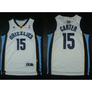 Grizzlies #15 Vince Carter Revolution 30 White Stitched NBA Jersey Grizzlies #15 Vince Carter Revolution 30 White Stitched NBA Jersey
