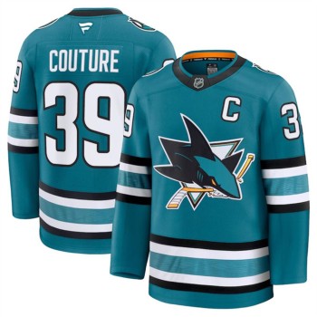 Youth San Jose Sharks #39 Logan Couture Teal 2024-25 Home Stitched Hockey Jersey Youth San Jose Sharks #39 Logan Couture Teal 2024-25 Home Stitched Hockey Jersey