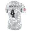 Women's Dallas Cowboys Dak Prescott Arctic Camo 2024 Salute to Service Limited Jersey