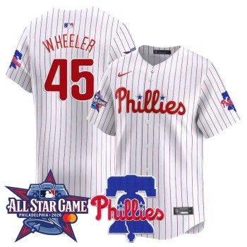 Youth Philadelphia Phillies #45 Zack Wheeler White 2026 MLB All-Star Jersey