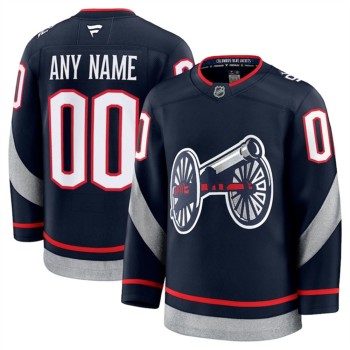 Men's Columbus Blue Jackets Custom Navy 2024-25 Stitched Hockey Premium Jersey Men's Columbus Blue Jackets Custom Navy 2024-25 Stitched Hockey Premium Jersey