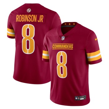 Men's Washington Commanders #8 Brian Robinson Jr. Burgundy Vapor Untouchable Limited Jersey Men's Washington Commanders #8 Brian Robinson Jr. Burgundy Vapor Untouchable Limited Jersey
