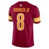 Men's Washington Commanders #8 Brian Robinson Jr. Burgundy Vapor Untouchable Limited Jersey