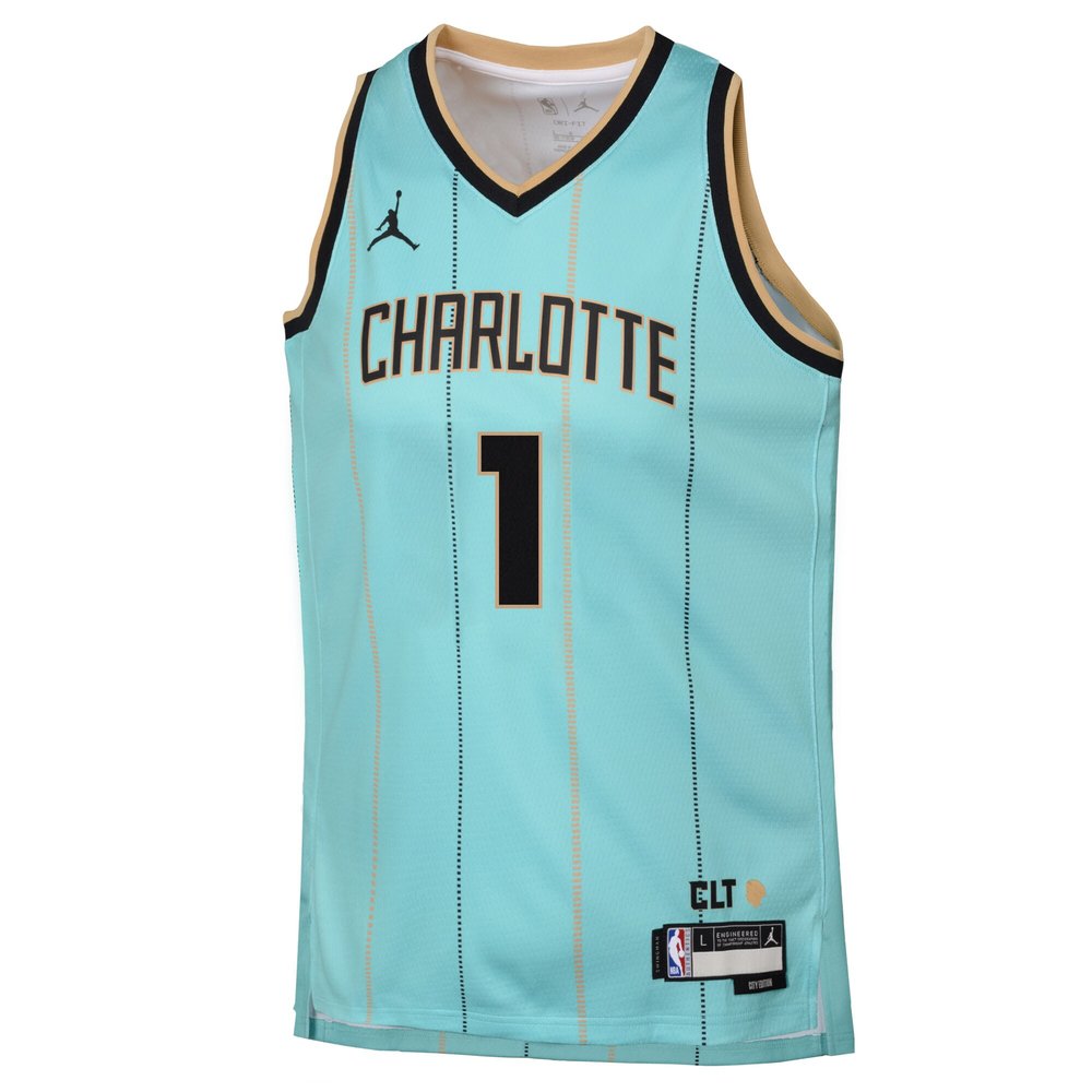 Youth Charlotte Hornets LaMelo Ball Mint 2024/25 Swingman Player Jersey - City Edition