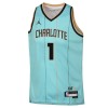 Youth Charlotte Hornets LaMelo Ball Mint 2024/25 Swingman Player Jersey - City Edition