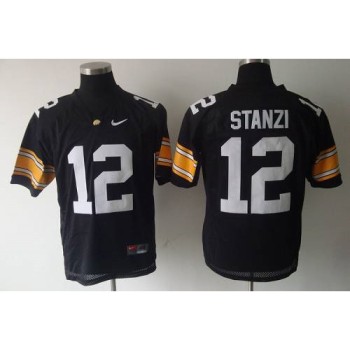Hawkeyes #12 Stanzi Black Stitched NCAA Jersey Hawkeyes #12 Stanzi Black Stitched NCAA Jersey