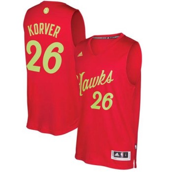 Hawks #26 Kyle Korver Red 2016-2017 Christmas Day Stitched NBA Jersey Hawks #26 Kyle Korver Red 2016-2017 Christmas Day Stitched NBA Jersey