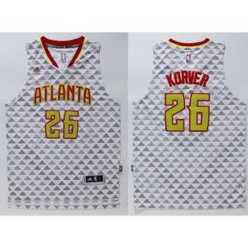 Hawks #26 Kyle Korver White Swingman Stitched NBA Jersey Hawks #26 Kyle Korver White Swingman Stitched NBA Jersey