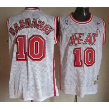 Heat #10 Tim Hardaway White Throwback Stitched NBA Jersey Heat #10 Tim Hardaway White Throwback Stitched NBA Jersey