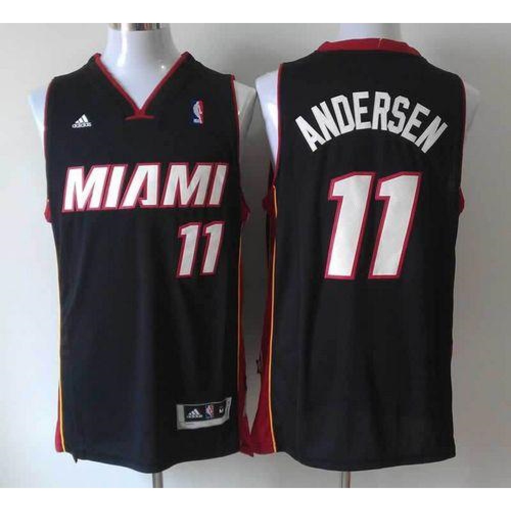 Heat #11 Chris Andersen Black Stitched NBA Jersey