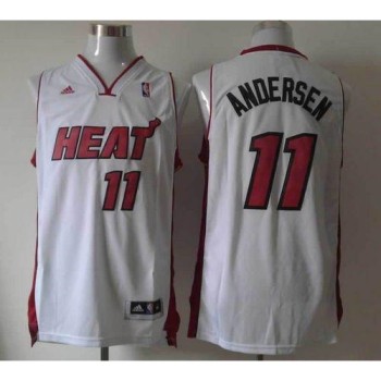 Heat #11 Chris Andersen White Stitched NBA Jersey Heat #11 Chris Andersen White Stitched NBA Jersey
