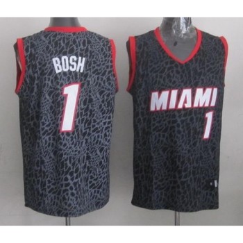 Heat #1 Chris Bosh Black Crazy Light Stitched NBA Jersey Heat #1 Chris Bosh Black Crazy Light Stitched NBA Jersey