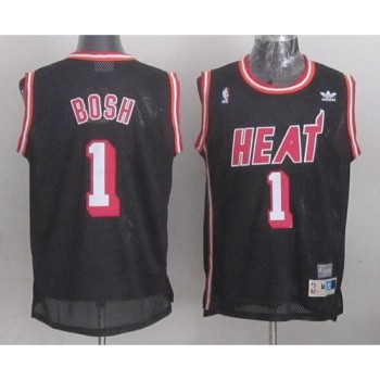 Heat #1 Chris Bosh Black Hardwood Classics Nights Stitched NBA Jersey Heat #1 Chris Bosh Black Hardwood Classics Nights Stitched NBA Jersey