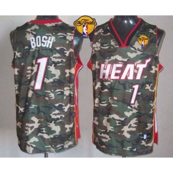 Heat #1 Chris Bosh Camo Stealth Collection Finals Patch Stitched NBA Jersey Heat #1 Chris Bosh Camo Stealth Collection Finals Patch Stitched NBA Jersey