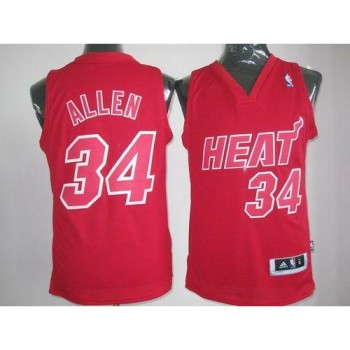 Heat #34 Ray Allen Red Big Color Fashion Stitched NBA Jersey Heat #34 Ray Allen Red Big Color Fashion Stitched NBA Jersey