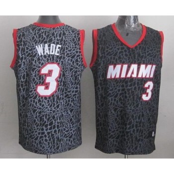 Heat #3 Dwyane Wade Black Crazy Light Stitched NBA Jersey Heat #3 Dwyane Wade Black Crazy Light Stitched NBA Jersey