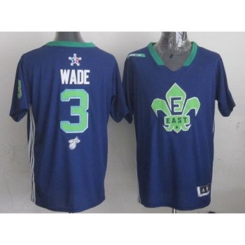 Heat #3 Dwyane Wade Navy Blue 2014 All Star Stitched NBA Jersey Heat #3 Dwyane Wade Navy Blue 2014 All Star Stitched NBA Jersey
