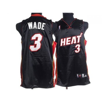 Heat #3 Dwyane Wade Stitched Black NBA Jersey Heat #3 Dwyane Wade Stitched Black NBA Jersey