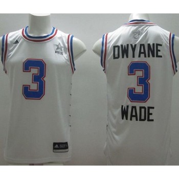 Heat #3 Dwyane Wade White 2015 All Star Stitched NBA Jersey Heat #3 Dwyane Wade White 2015 All Star Stitched NBA Jersey