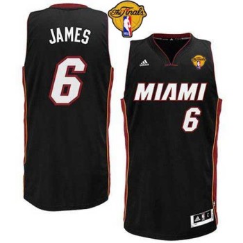Heat #6 LeBron James Black Revolution 30  Heat #6 LeBron James Black Revolution 30