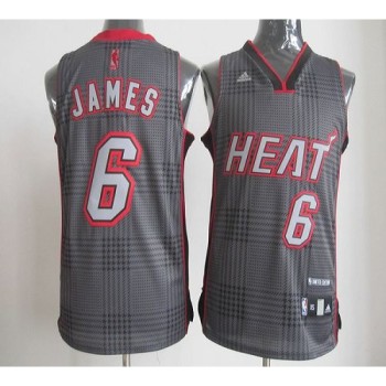 Heat #6 LeBron James Black Rhythm Fashion Stitched NBA Jersey Heat #6 LeBron James Black Rhythm Fashion Stitched NBA Jersey