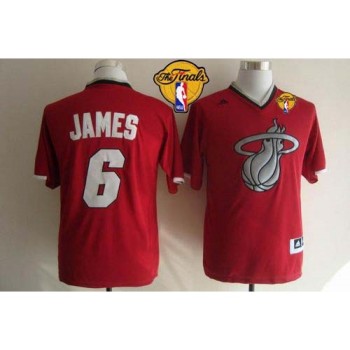 Heat #6 LeBron James Red 2013 Christmas Day Swingman Finals Patch Stitched NBA Jersey Heat #6 LeBron James Red 2013 Christmas Day Swingman Finals Patch Stitched NBA Jersey