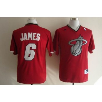Heat #6 LeBron James Red 2013 Christmas Day Swingman Stitched NBA Jersey Heat #6 LeBron James Red 2013 Christmas Day Swingman Stitched NBA Jersey