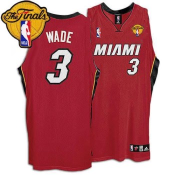Heat Finals Patch #3 Dwyane Wade Red Stitched NBA Jersey Heat Finals Patch #3 Dwyane Wade Red Stitched NBA Jersey