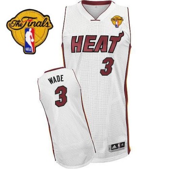 Heat Finals Patch #3 Dwyane Wade Revolution 30 White Stitched NBA Jersey Heat Finals Patch #3 Dwyane Wade Revolution 30 White Stitched NBA Jersey