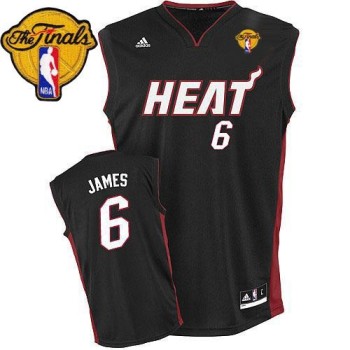 Heat Finals Patch #6 LeBron James Black Stitched NBA Jersey Heat Finals Patch #6 LeBron James Black Stitched NBA Jersey