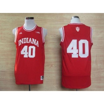 Hoosiers #40 Cody Zeller Red Basketball Stitched NCAA Jersey Hoosiers #40 Cody Zeller Red Basketball Stitched NCAA Jersey