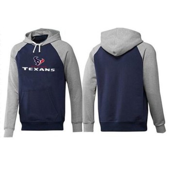 Houston Texans Authentic Logo Pullover Hoodie Dark Blue & Grey Houston Texans Authentic Logo Pullover Hoodie Dark Blue & Grey