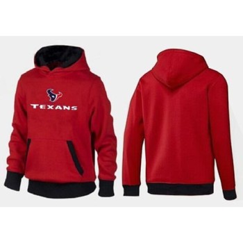 Houston Texans Authentic Logo Pullover Hoodie Red & Black Houston Texans Authentic Logo Pullover Hoodie Red & Black