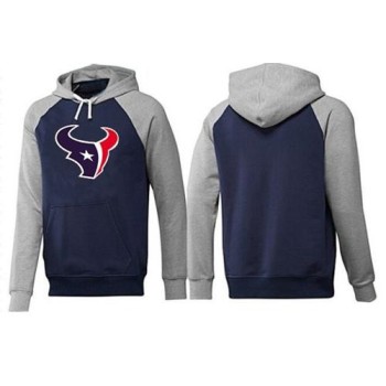 Houston Texans Logo Pullover Hoodie Dark Blue & Grey Houston Texans Logo Pullover Hoodie Dark Blue & Grey