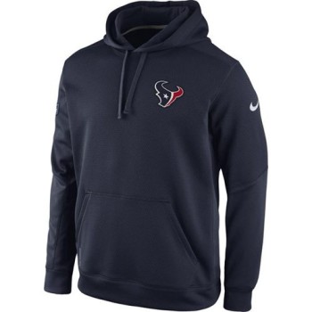 Houston Texans KO Chain Fleece Pullover Performance Hoodie Navy Blue Houston Texans KO Chain Fleece Pullover Performance Hoodie Navy Blue