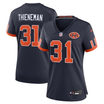 Women's Chicago Bears #31 Dillon Thieneman Navy 2026 Rivalries Collection Game Jersey