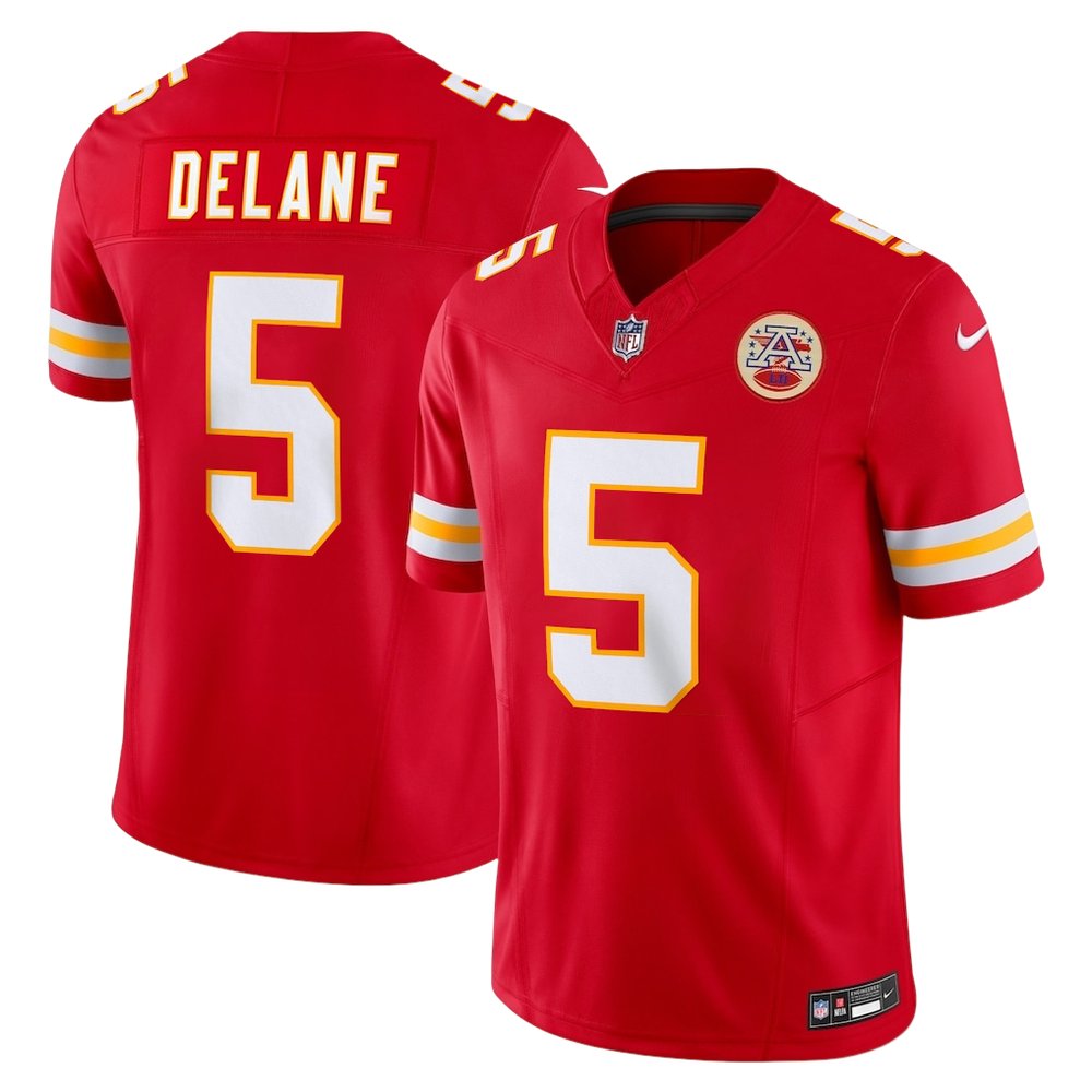 Youth Kansas City Chiefs #5 Mansoor Delane Red 2026 NFL Draft Vapor F.U.S.E. Limited Jersey