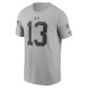 Men's San Francisco 49ers Brock Purdy Gray 2024 Salute To Service Name & Number T-Shirt