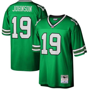 Men's New York Jets #19 Keyshawn Johnson Kelly Green Legacy Replica Jersey