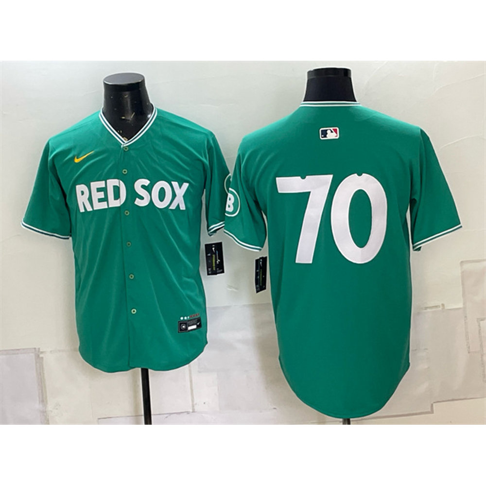 Youth Boston Red Sox #70 Payton Tolle Green 2025 City Connect Limited Jersey