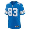 Men's Detroit Lions Isaiah Williams  Blue Game Jersey