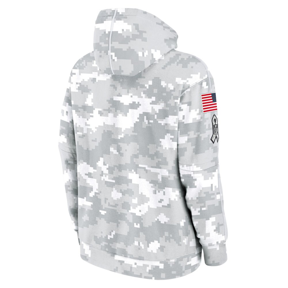 Men's Tennessee Titans Arctic Camo 2024 Salute to Service Club Fleece Pullover Hoodie