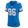 Women's Detroit Lions Kyle Peko  Blue Game Jersey