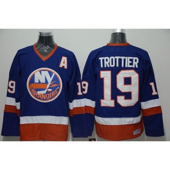 Islanders #19 Bryan Trottier Stitched Baby Blue CCM Throwback NHL Jersey Islanders #19 Bryan Trottier Stitched Baby Blue CCM Throwback NHL Jersey