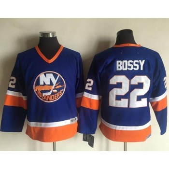 Islanders #22 Mike Bossy Light Blue CCM Throwback Stitched Youth NHL Jersey Islanders #22 Mike Bossy Light Blue CCM Throwback Stitched Youth NHL Jersey