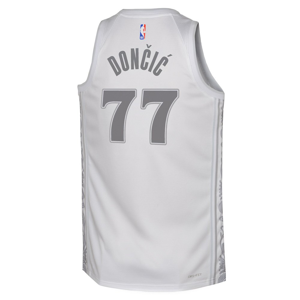 Youth Dallas Mavericks Luka Don?i? White 2024/25 Swingman Player Jersey - City Edition