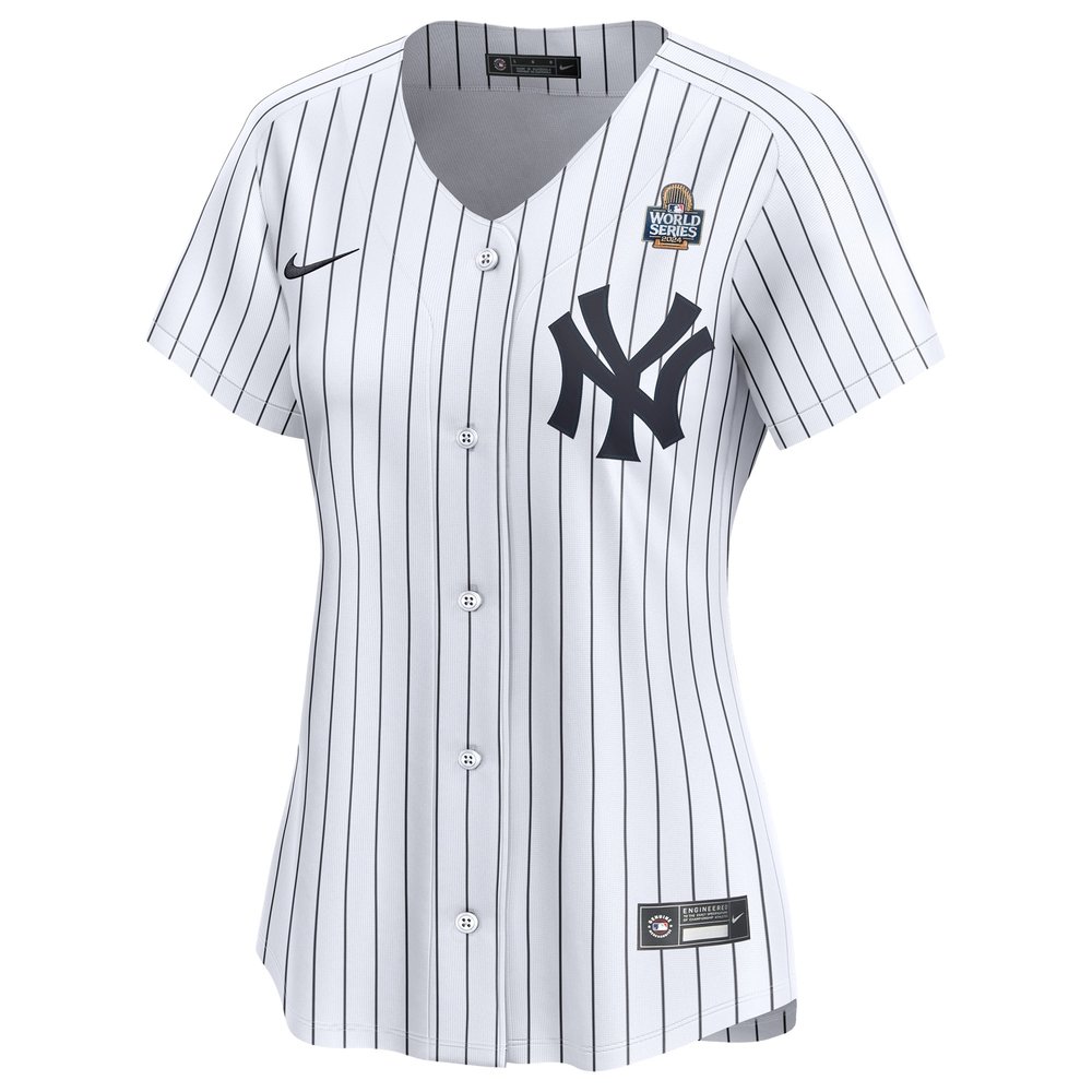 Women's New York Yankees #27 Giancarlo Stanton White 2024 World Series Limited Player Jersey