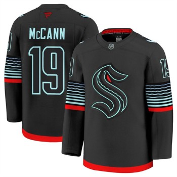 Youth Seattle Kraken #19 Jared McCann Black Alternate Stitched Hockey Jersey